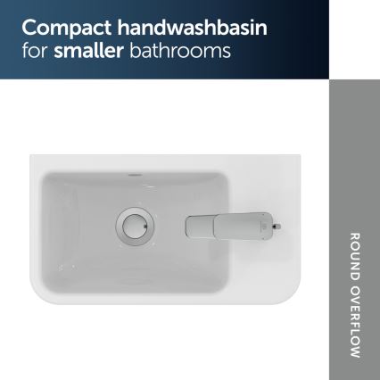 Ideal Standard T458601 - Підвісний умивальник I.LIFE S 45x25 см кераміка/білий