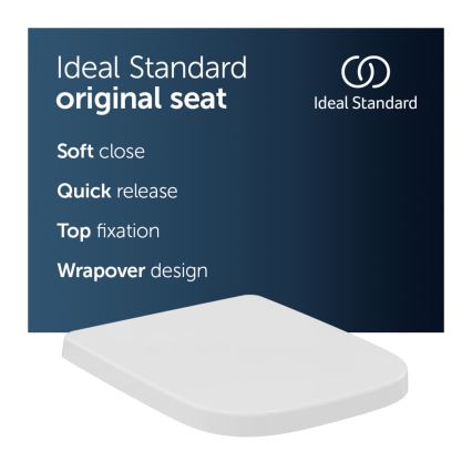 Ideal Standard T468301 - Сиденье для унитаза SoftClose I.LIFE B белое