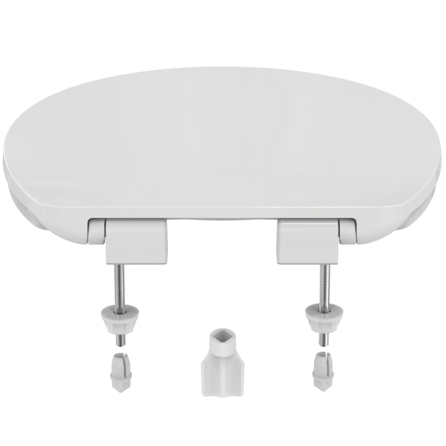 Ідеал Стандарт Е131801 - Унітазне сидіння з функцією плавного закривання, біле