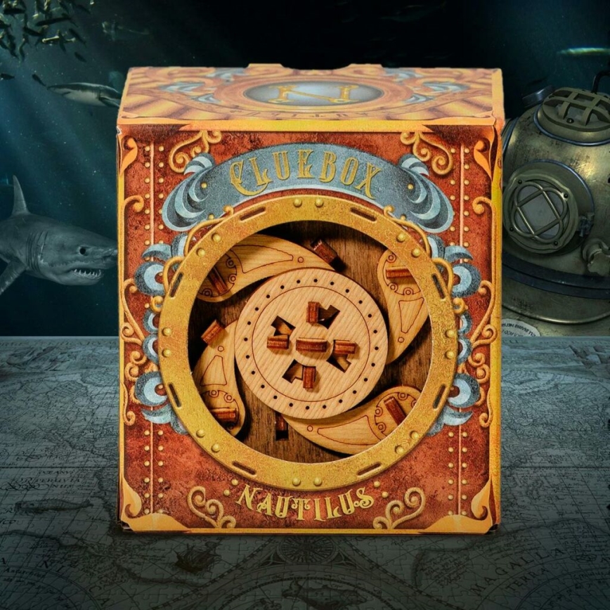 iDventure - Деревянная головоломка Captain Nemo's Nautilus квест-бокс