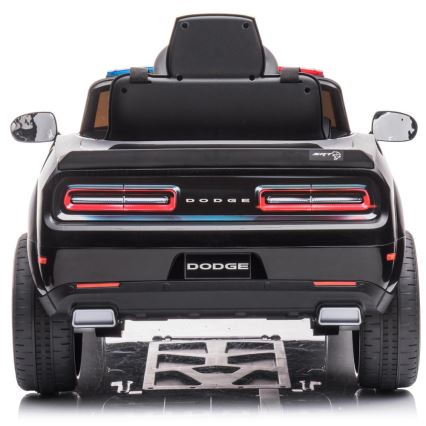 Іграшковий електромобіль Dodge Challenger Поліція 50W/4500 mAh  чорний/білий