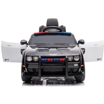 Іграшковий електромобіль Dodge Challenger Поліція 50W/4500 mAh  чорний/білий