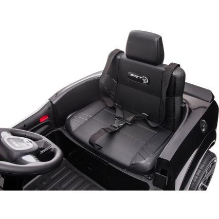 Іграшковий електромобіль Dodge Challenger Поліція 50W/4500 mAh  чорний/білий