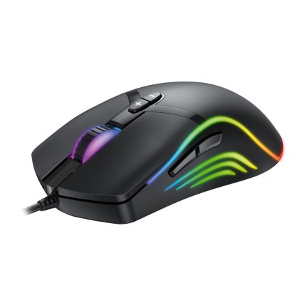 Игровая мышь VARR со светодиодной RGB-подсветкой 1000/1600/3200/6400 DPI 7 кнопок