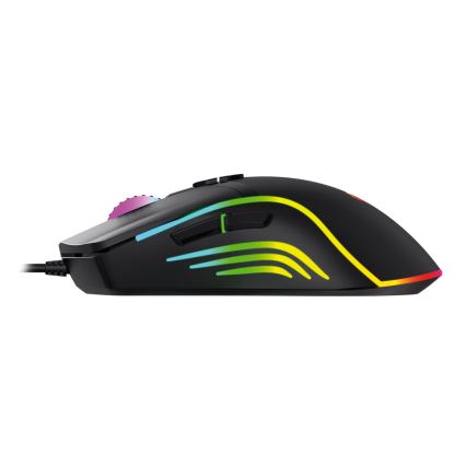 Игровая мышь VARR со светодиодной RGB-подсветкой 1000/1600/3200/6400 DPI 7 кнопок