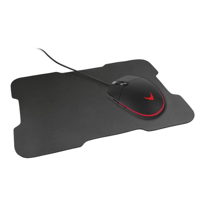 Игровая мышка со светодиодной подсветкой и ковриком VARR 1000/1600/2400/3200 DPI