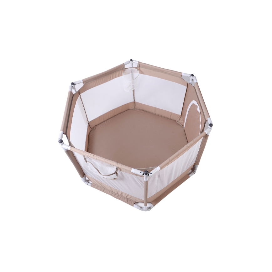Ігровий манеж 120 см коричневий