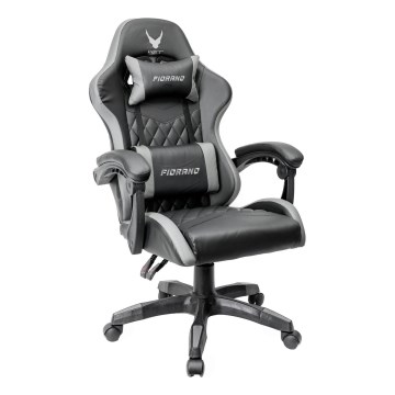 Игровое кресло FIORANO черный/серый