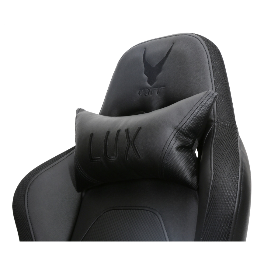 Игровое кресло VARR Lux со светодиодной подсветкой RGB + ДУ, черное