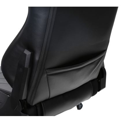 Игровое кресло VARR Lux со светодиодной подсветкой RGB + ДУ, черное