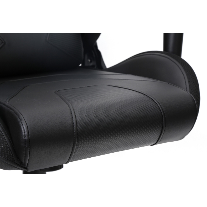 Игровое кресло VARR Lux со светодиодной подсветкой RGB + ДУ, черное