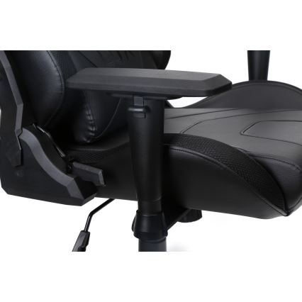 Игровое кресло VARR Lux со светодиодной подсветкой RGB + ДУ, черное