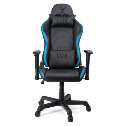 Игровое кресло VARR Lux со светодиодной подсветкой RGB + ДУ, черное