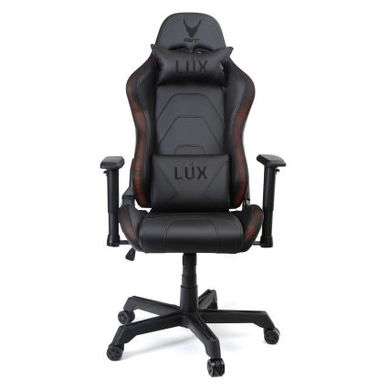 Игровое кресло VARR Lux со светодиодной подсветкой RGB + ДУ, черное