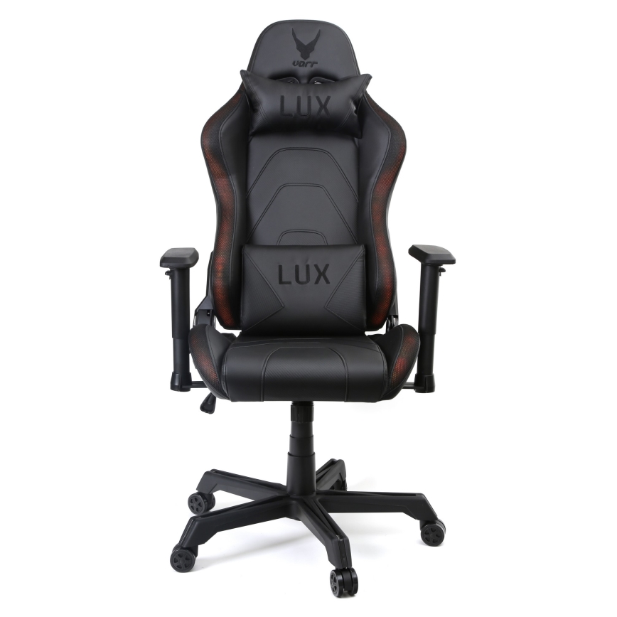 Игровое кресло VARR Lux со светодиодной подсветкой RGB + ДУ, черное
