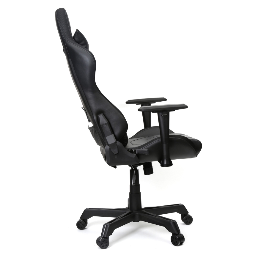 Игровое кресло VARR Lux со светодиодной подсветкой RGB + ДУ, черное
