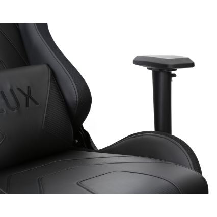 Игровое кресло VARR Lux со светодиодной подсветкой RGB + ДУ, черное