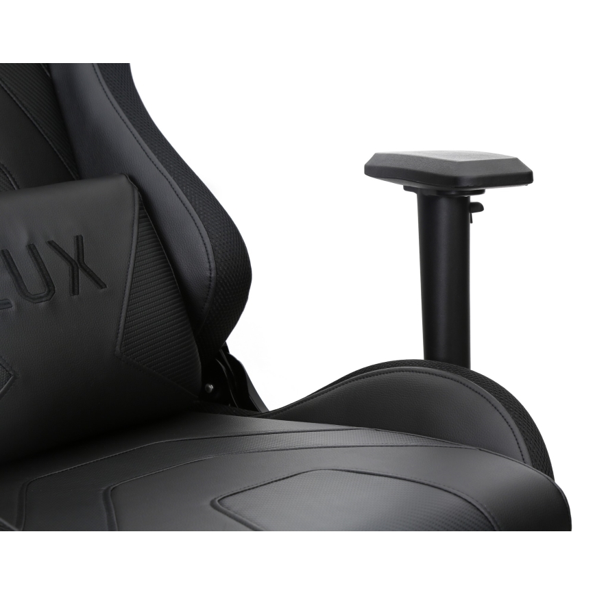 Игровое кресло VARR Lux со светодиодной подсветкой RGB + ДУ, черное