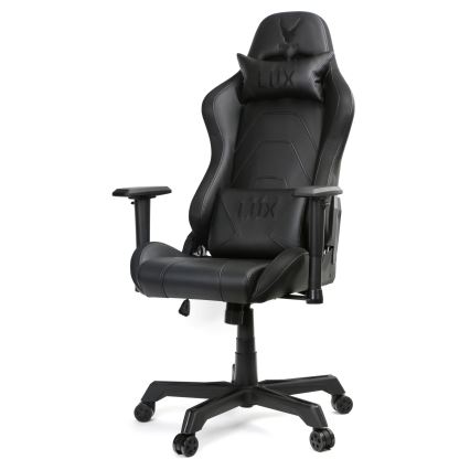 Игровое кресло VARR Lux со светодиодной подсветкой RGB + ДУ, черное