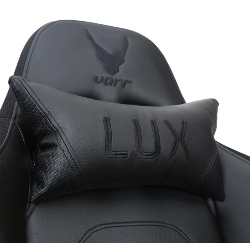 Игровое кресло VARR Lux со светодиодной подсветкой RGB + ДУ, черное