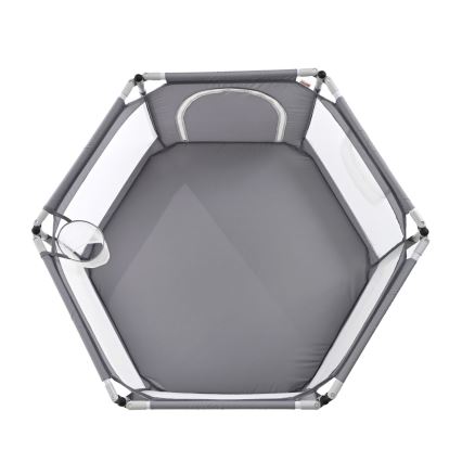 Игровой манеж 120 см серый