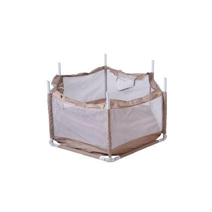 Игровой манеж 120 см коричневый