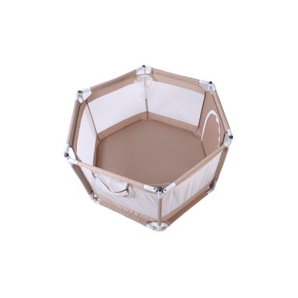 Игровой манеж 120 см коричневый