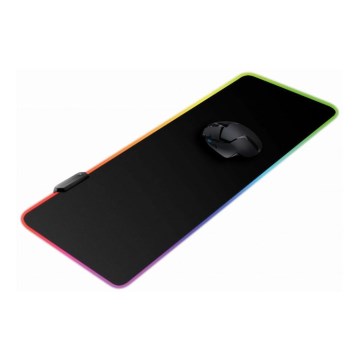 Игровой коврик для мыши VARR со светодиодной RGB-подсветкой