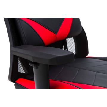 Игровое кресло черное/красное
