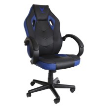 Игровое кресло VARR Indianapolis черное/синее