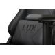 Игровое кресло VARR Lux со светодиодной подсветкой RGB + ДУ, черное