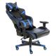 Игровое кресло VARR Nascar черное/синее