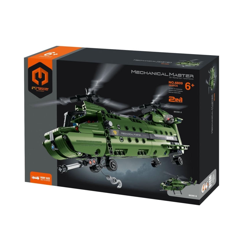 iM.Master - Конструктор вертоліт із механічним приводом 2 в 1 393 деталей