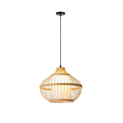 Подвесная люстра PINCHOS 1xE27/40W/230V диаметр 40 см бамбук