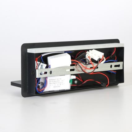 Immax 08287L - LED Настінний точковий світильник з поличкою, USB-портом і бездротовою зарядкою Be PREPARE LED/3W/230V + LED/3W чорний