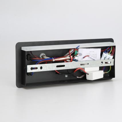 Immax 08288L - Светодиодный настенный точечный светильник с полкой, USB-портом и беспроводной зарядкой Be PREPARE LED/3W/230V + LED/3W черный