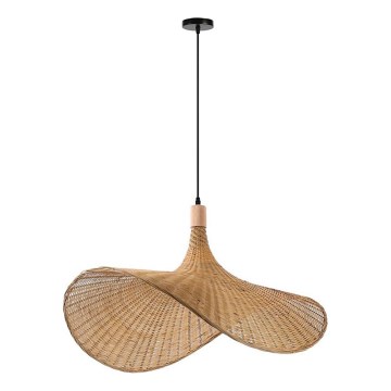 Immax 08290L - Подвесная люстра SOMBRERO 1xE27/40W/230V диаметр 80 см ротанг