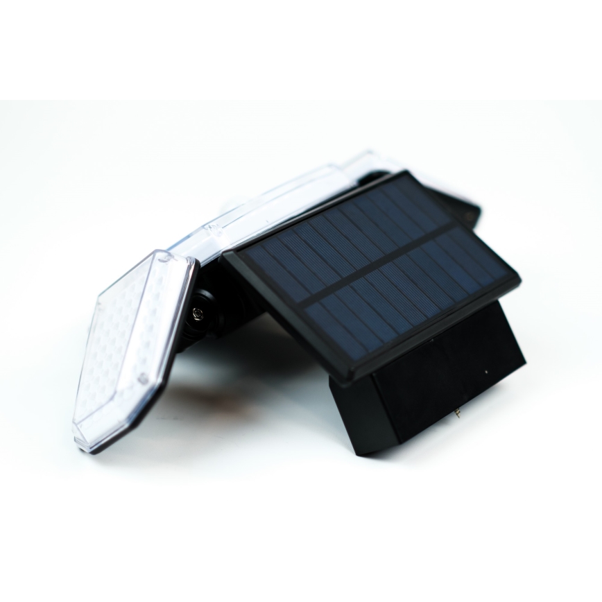 Світлодіодний настінний світильник з датчиком на сонячній батареї LED/5W/5,5V IP65 2400 mAh