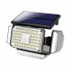 Світлодіодний настінний світильник з датчиком на сонячній батареї LED/5W/5,5V IP65