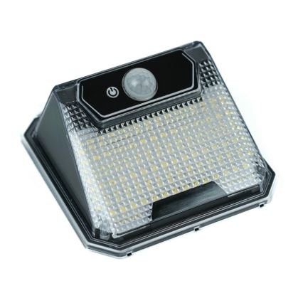 Светодиодный настенный светильник на солнечной батарее с датчиком LED/3W/5,5V IP65 1200 mAh