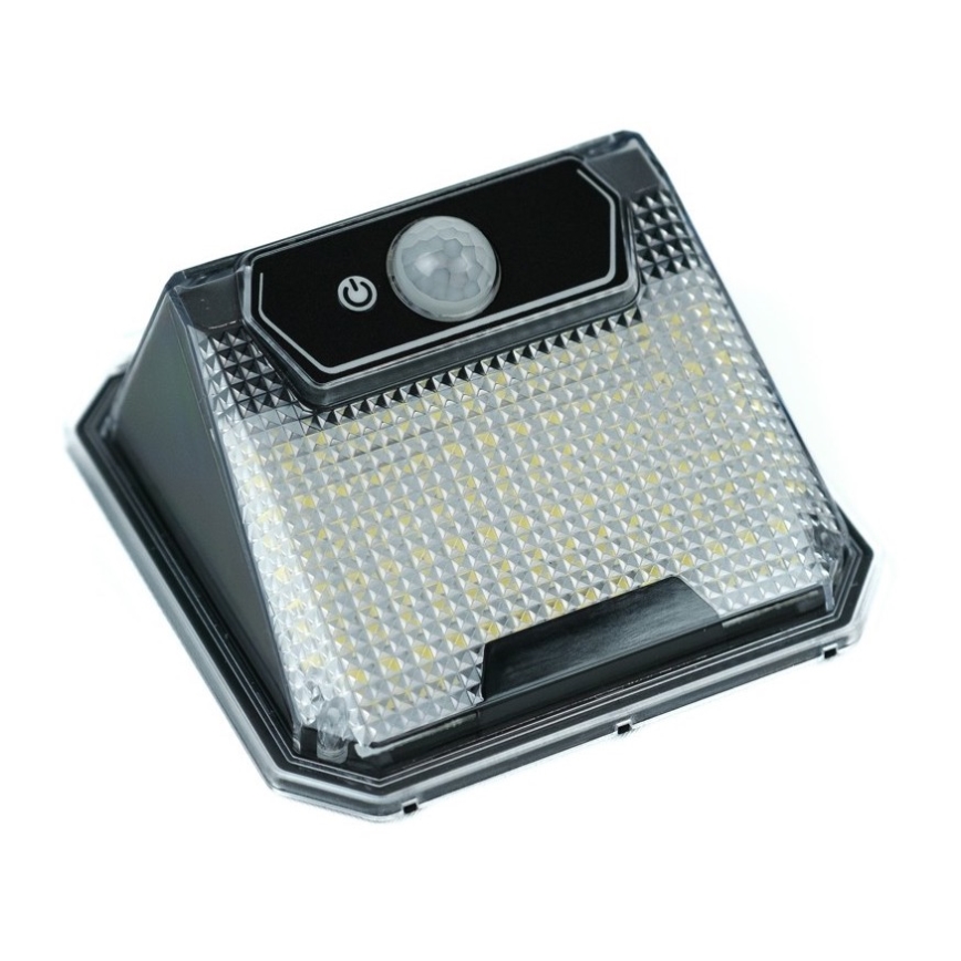 Светодиодный настенный светильник на солнечной батарее с датчиком LED/3W/5,5V IP65 1200 mAh