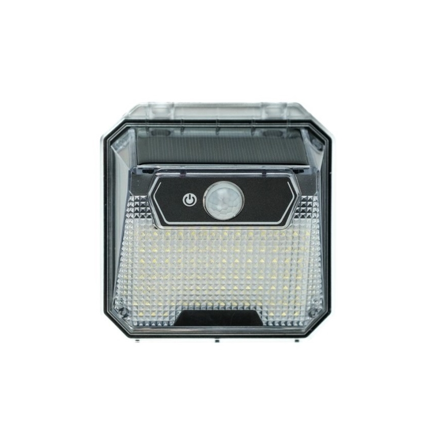 Світлодіодний настінний світильник з датчиком на сонячній батареї LED/3W/5,5V IP65 1200 mAh