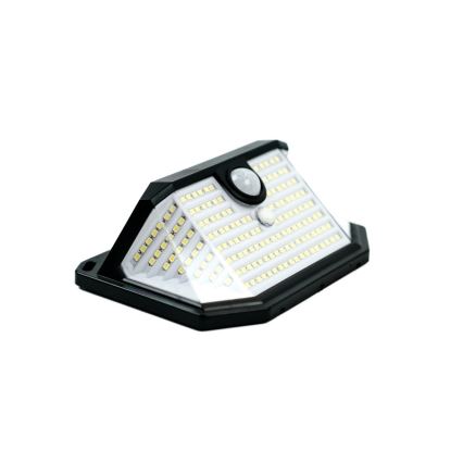 Светодиодный настенный светильник на солнечной батарее с датчиком LED/4W/5,5V IP65