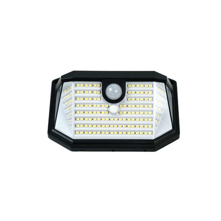 Світлодіодний настінний світильник з датчиком на сонячній батареї LED/4W/5,5V IP65 1200 mAh