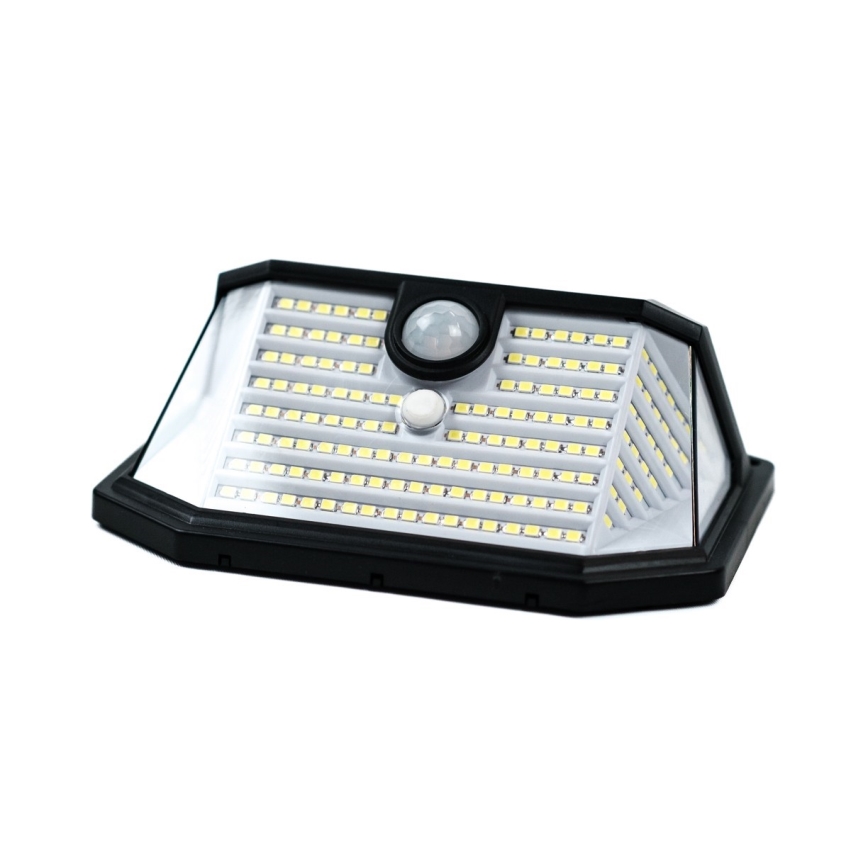 Світлодіодний настінний світильник з датчиком на сонячній батареї LED/4W/5,5V IP65 1200 mAh