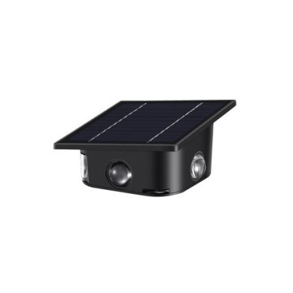 Світильник на сонячних батареях з LED, настінний, з датчиком LED/2Вт/5В IP54 1300 мАг