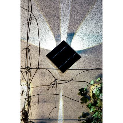 Світильник на сонячних батареях з LED, настінний, з датчиком LED/2Вт/5В IP54 1300 мАг