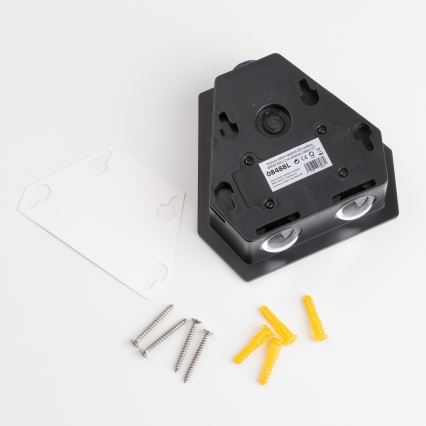 Светодиодный солнечный настенный светильник с датчиком LED/2W/5V IP54 1300 мАч