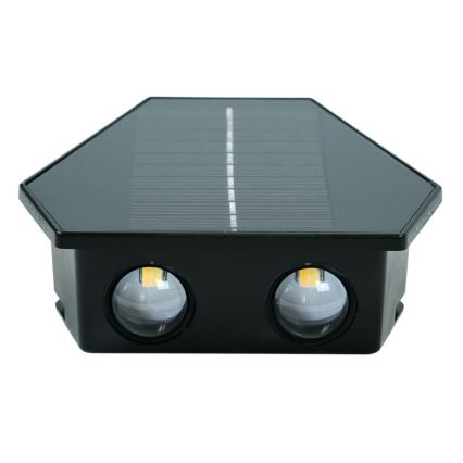 Світлодіодний настінний світильник з датчиком на сонячній батареї LED/2W/5V IP54 1300 mAh