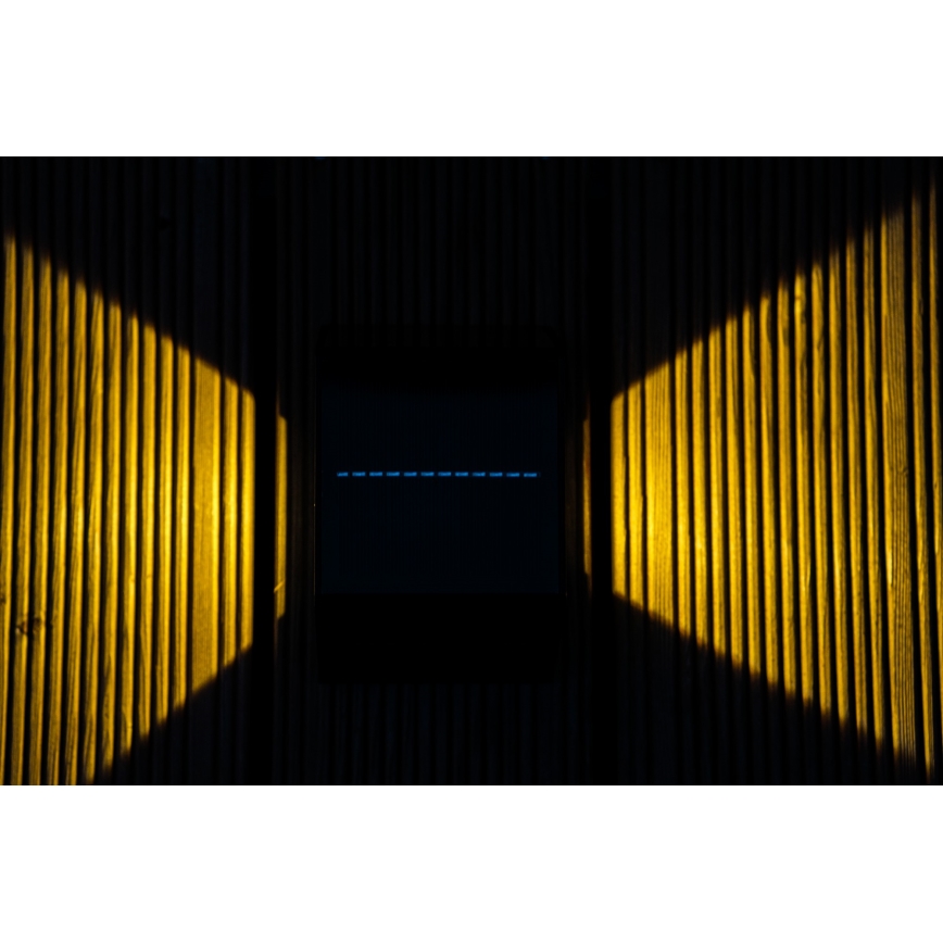 Світильник на сонячних батареях з LED, настінний, з датчиком LED/2Вт/5В IP54 1300 мАг